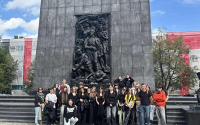 Klasa 3a zwiedza Warszawę